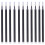 200Pcs Ergonomic Black Fabric Pen Refills for Sewing Accessories 1