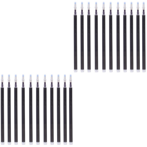200Pcs Ergonomic Black Fabric Pen Refills for Sewing Accessories 2
