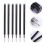 200Pcs Ergonomic Black Fabric Pen Refills for Sewing Accessories 9