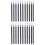 200Pcs Ergonomic Black Fabric Pen Refills for Sewing Accessories 5