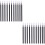200Pcs Ergonomic Black Fabric Pen Refills for Sewing Accessories 6