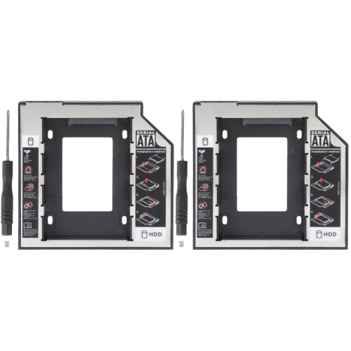 2St SSD En Hdd Houder Met Aansluiting Voor Laptop En Server 1