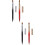 4St Herschuifbare Dubbele Lippenborstel Dicht-Op-De-Huid Make-Up Set 10