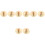 8St Gouden Kinder Finger Cymbals Mini Percussie Instrument 3