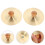 8St Gouden Kinder Finger Cymbals Mini Percussie Instrument 9