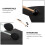 4St Marimba Percussie Sticks Zwart Wol Rubber ABS Hout Voor 5