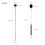 4St Marimba Percussie Sticks Zwart Wol Rubber ABS Hout Voor 2