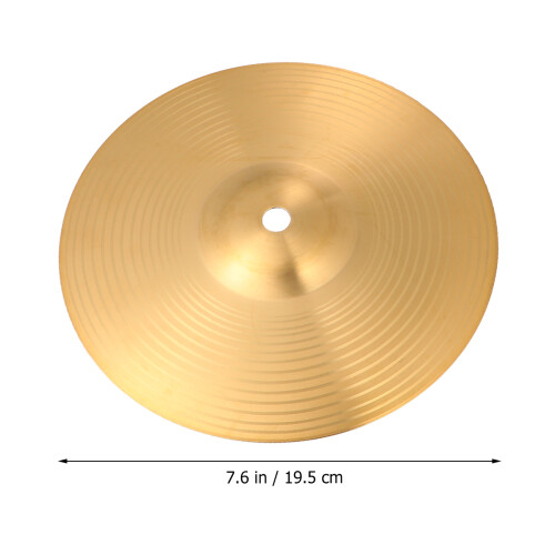 4St Traditionele Brass Drum Cymbals Goud Voor Drum En Percussie 1