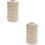2St Beige Jute Twine Touw Voor Binding En 6