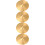 4St Traditionele Brass Drum Cymbals Goud Voor Drum En Percussie 8