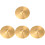 4St Traditionele Brass Drum Cymbals Goud Voor Drum En Percussie 3