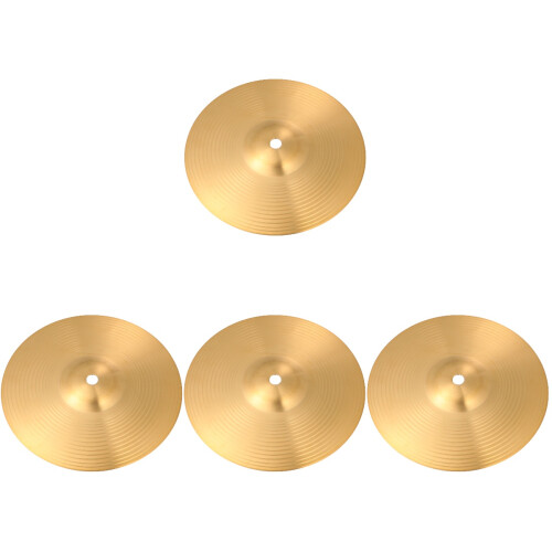 4St Traditionele Brass Drum Cymbals Goud Voor Drum En Percussie 2