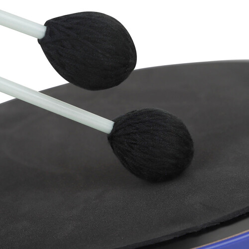 4St Marimba Percussie Sticks Zwart Wol Rubber ABS Hout Voor 2
