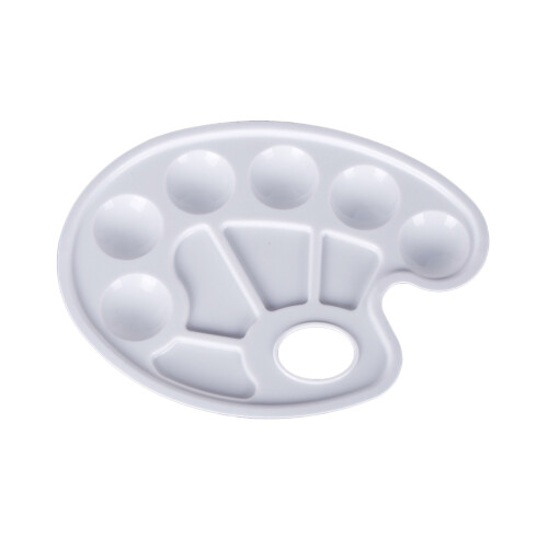 6St Plastic Kids Paint Tray Wit, Licht En Gemakkelijk Schoon
