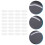 100St Professionele Haar Eye Protector Wit Voor Gebruik 8