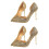 2Paren Gouden High Heel Dames Puntige Hak 5