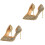 2Paren Gouden High Heel Dames Puntige Hak 3