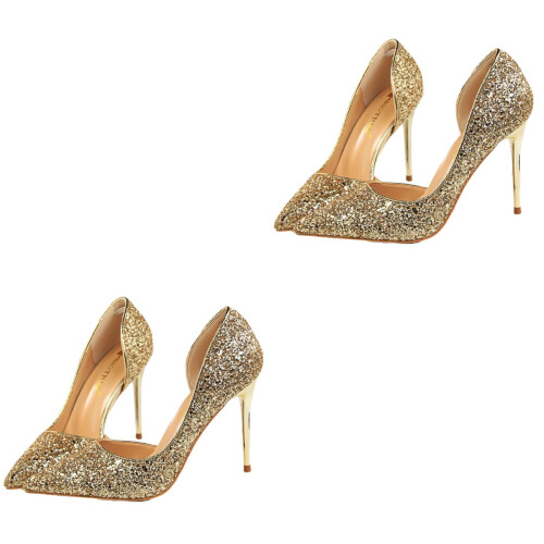2Paren Gouden High Heel Dames Puntige Hak 2