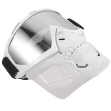 5St Multifunctionele Motorbrillen Wit Voor Atv En Offroad