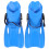 3Paren Plastic Zwemvinnen Compact Snorkelen Training Zwemvin 1
