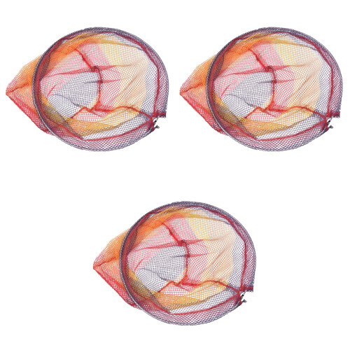 3St Vervangbare Nylon Visnetten Inklapbaar Duurzaam Vis Vangnet 2
