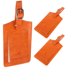 9St Leren Luggage Tags, Koffers En Reistassen