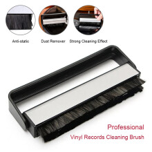 Anti-Static Vinyl Record Cleaner Brush, Cleaning Brush for Vinyl/LP Records and Speakers