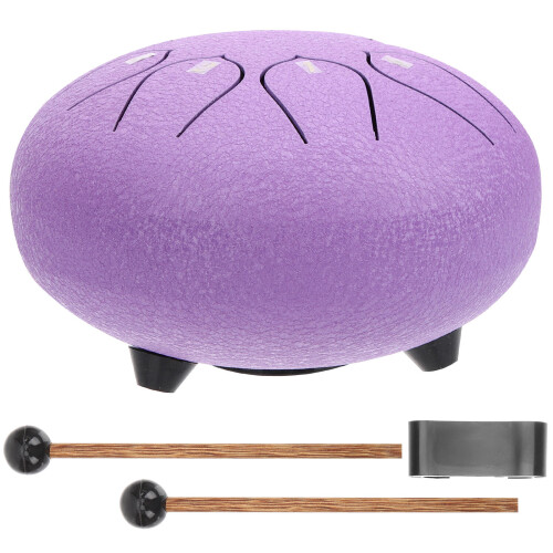Tambour Langue Acier Violet Percussion Main Instrument Musical