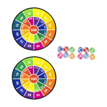 6Sets Gooispeelgoed Kit Voor Kids Met Bord Assorti Kleuren