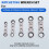 5-Piece Flex- Stubby Ratcheting Combination Wrench Set,  Wrench Set, Double Box End Flex-,  Spanner Set 4