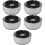 5Pièces Cendrier Auto Maison Plastique Gris Purificateur 9