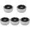 5Pièces Cendrier Auto Maison Plastique Gris Purificateur 4
