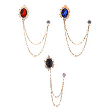 9Pièces Broches Chaînes Colorées Pour Tenues De Fête
