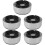 5Pièces Cendrier Auto Maison Plastique Gris Purificateur 8