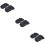 3Pièces Hiver Large Noir Imperméables Coupe-Vent Pour Poussette 9