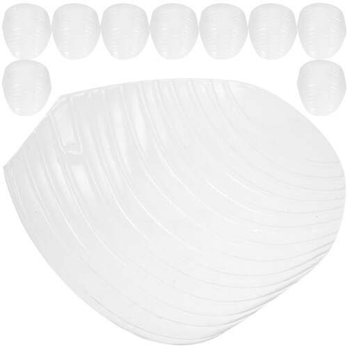 40Pièces Support Casquette PVC Clair Pour Affichage Rangement 1