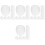 40Pièces Support Casquette PVC Clair Pour Affichage Rangement 5