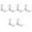 6Pièces Support Casque Gaming Rangement Ordinateur 4
