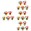 20Ensembles Kit Art Floral Non- DIY Multi-Usage Couleurs Variées 6