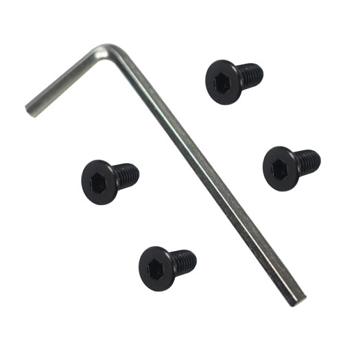2Ensembles Vis De Guidon Et Fourche Avant Pour Scooter Noir Durable