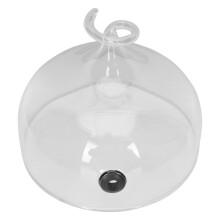 Glass Smoke Cover Cloche Dome Food Tent Transparent