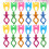 48Pièces Pinces Silicone Couleurs Assorties Pour Couture 9