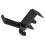 3Pièces Support Casque Réglable Pliable Aluminium Noir Bureau 2