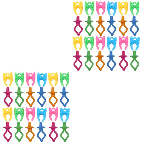 48Pièces Pinces Silicone Couleurs Assorties Pour Couture 2