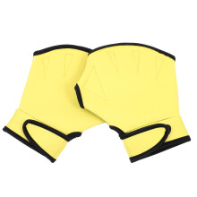 5Paires De Natation Jaunes, Nylon, Pour Fitness Aquatique