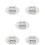 5Pièces Enseignes Ouvert Fermé En Bois Double Face Suspendues 10