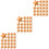 3Ensembles Paillettes Fleurs Dorées Plastique Pour Décorations DIY 6