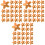 3Ensembles Paillettes Fleurs Dorées Plastique Pour Décorations DIY 4