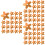 3Ensembles Paillettes Fleurs Dorées Plastique Pour Décorations DIY 7
