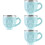 4Pièces Tasses En Acier Inoxydable Bleu Ciel Réutilisables Multiusage 8